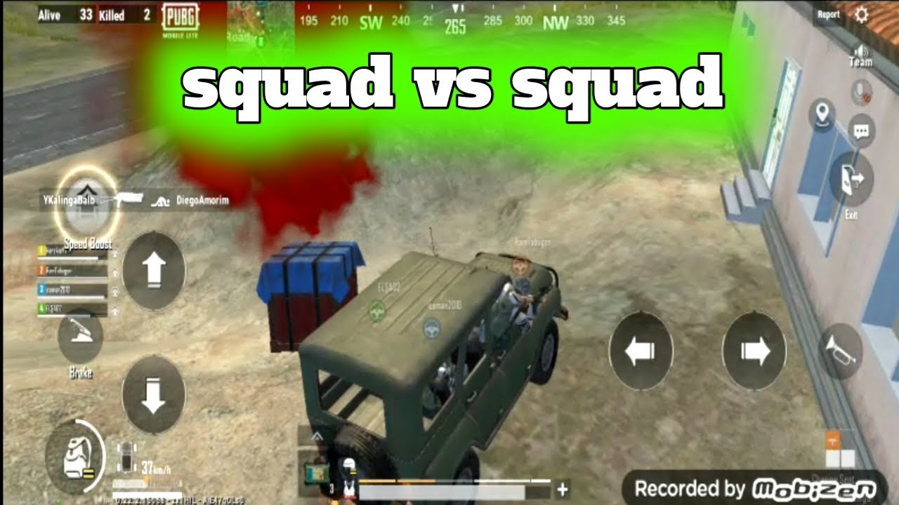 SQUAD VS SQUAD BEST GAMEPLAY / PUBG MOBILE LITE - YouTube