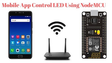 Mobile App Control LED | NodeMCU | IOT | ESP8266 | ThingSpeak Server | MIT APP Inventor.