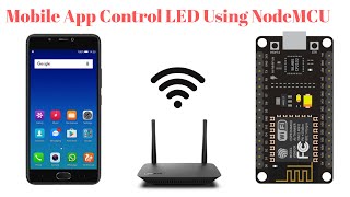 Mobile App Control LED | NodeMCU | IOT | ESP8266 | ThingSpeak Server | MIT APP Inventor.