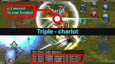 Toram online - Practicing Triple cast Chariot (must master skill)