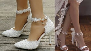 أحدث موديلات أحذية العرائس بالكعب العالي Chaussures de mariées avec talons