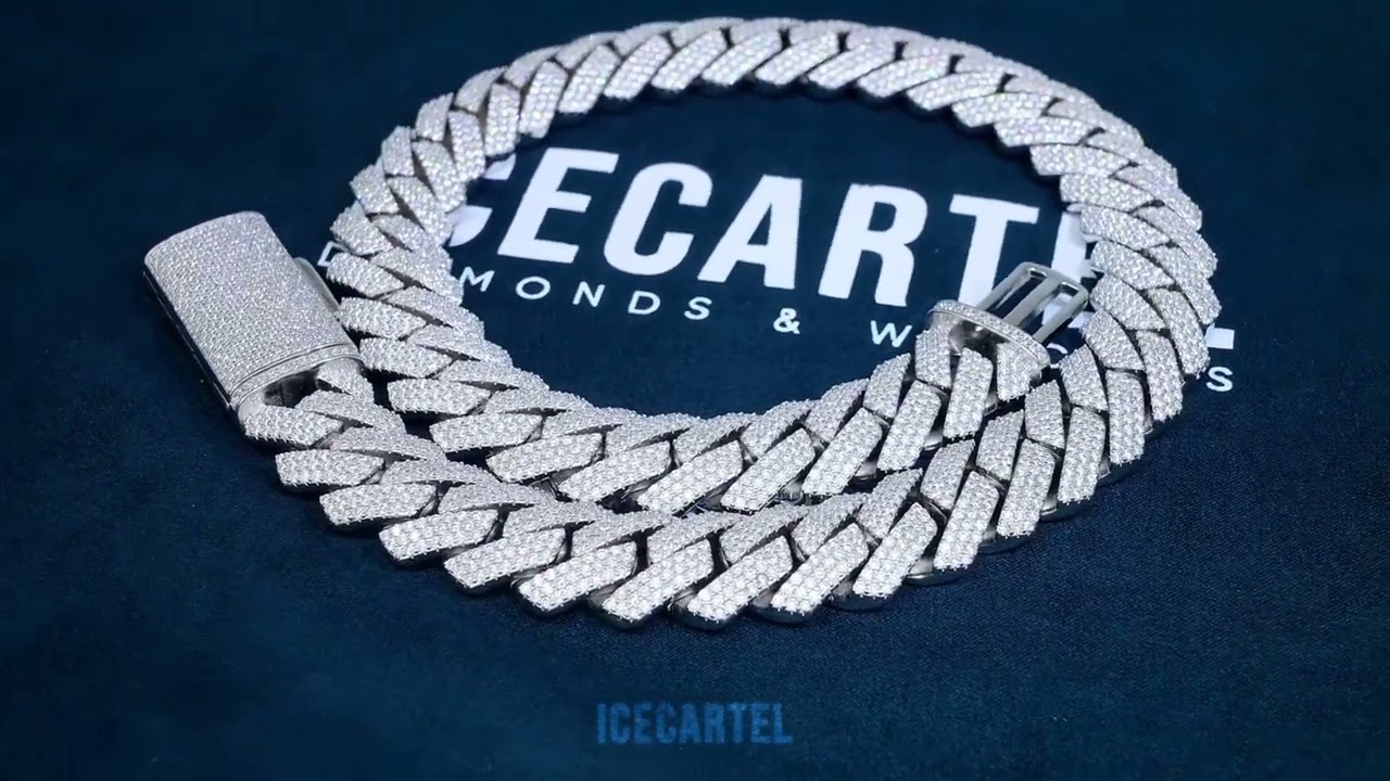 S925 VVS Moissanite 20mm Miami Cuban Link Chain Review ICECARTEL S925 VVS Moissanite 20mm Miami Cuban Link Chain Review ICECARTEL