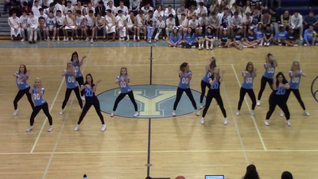 Yorktown Dance Team Senior Night BBall 11Feb2020 YouTube