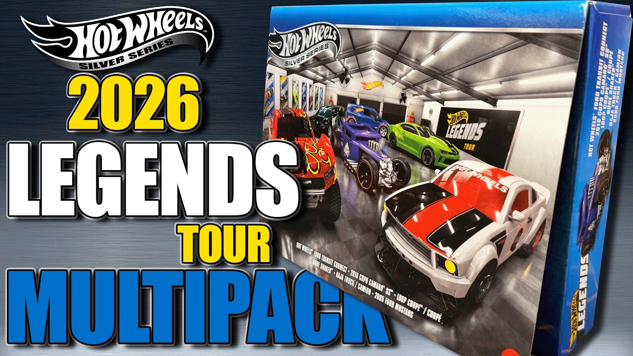 【セット販】MATTEL LEGENDS TOUR/2022 ＆ ヒストリック２ Unboxing 2026 LEGENDS TOUR Multipack | Hot Wheels Silver Series