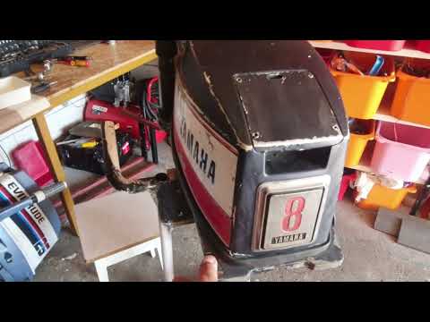 Yamaha 8B 1979r - montaż dodatkowej pompy paliwa.