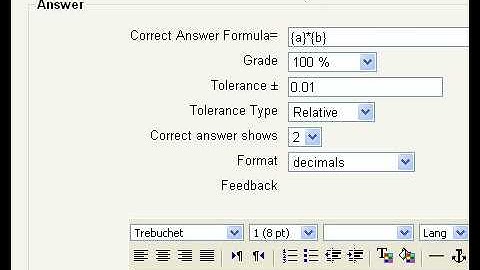 Calculated Questions