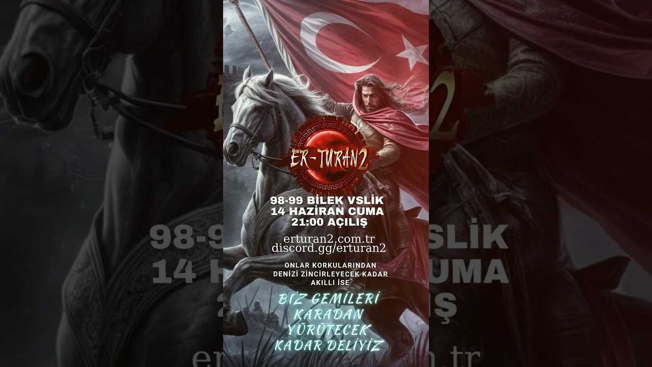 METİN2 WSLİK PVP SERVER 98-99 ER-TURAN2 14 HAZİRAN CUMA AÇILIYOR 