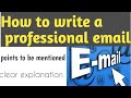 how to write a professional email #email #emailwriting #mail