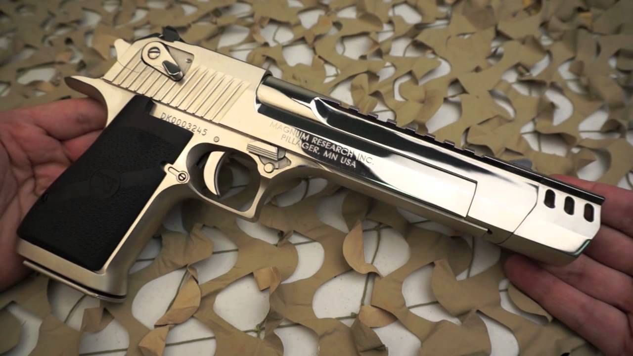 Magnum Research Polished Chrome Compensated Desert Eagle 50ae Pistol Overview Texas Gun Blog Youtube