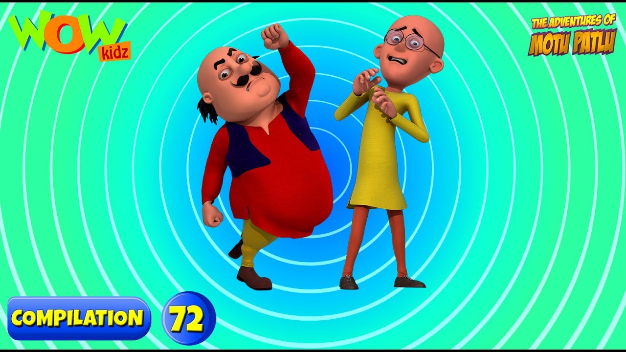 Motu Patlu   6 episodes in 1 hour  3D Animation for kids   72