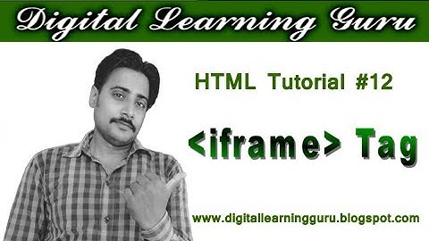 Learn HTML in Hindi #12 | iframe Tag |  By Manjay Singh in hindi