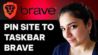 How to Pin a Website to the Taskbar Using Brave Browser screenshot 5