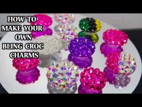 DIY BLING CROC CHARMS- HOW TO MAKE YOUR OWN UNIQUE RHINESTONE