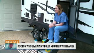 BJC doctor finally living with her family after a year in an RV to keep COVID-19 away