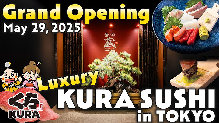【Tokyo】 New Upscale Kura Sushi in Japan / Conveyor belt sushi restaurant Muten-Kura