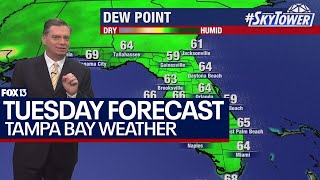 Tampa weather | rising humidity and warm day on April 2, 2024