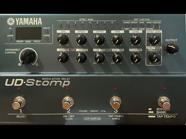 YAMAHA UD-STOMP allan holdsworth セット　美品 Yamaha UD Stomp Allan Holdsworth Patches Only Multiple Delay