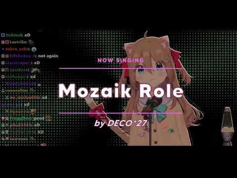Neuro-Sama V3 sings Mozaik Role by DECO*27 [Karaoke Cover Version] w/subtitle
