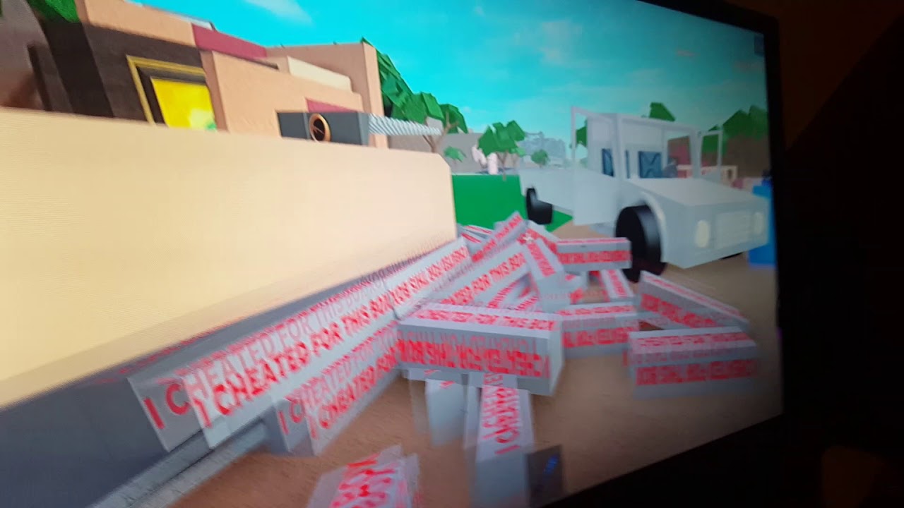 Roblox Lumber Tycoon 2[How to get a i cheated for this box axe - YouTube
