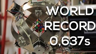 Rubik&#39;s Cube World record by a Robot 2017!!