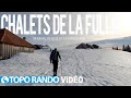 Chalets de la fullie  randonne hiver en montagne  massif des bauges  savoie  raquettes  neige