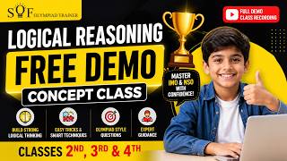 Famous FREE Reasoning Demo Class (Class 2nd/3rd/4th) | Olympiad Preparation for Beginners 🧠 Profile