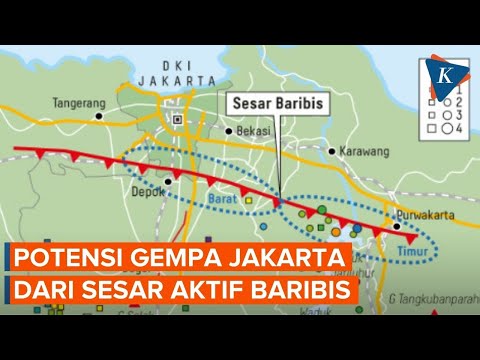 Mengenal Sesar Aktif Baribis yang Berpotensi Picu Gempa di Jakarta