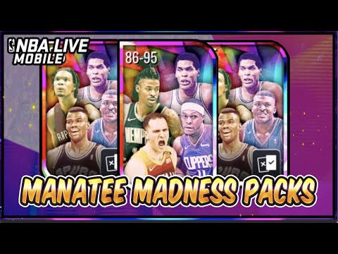 Manatee Madness Pack Opening!! | NBA LIVE Mobile 21 S5 Manatee Madness