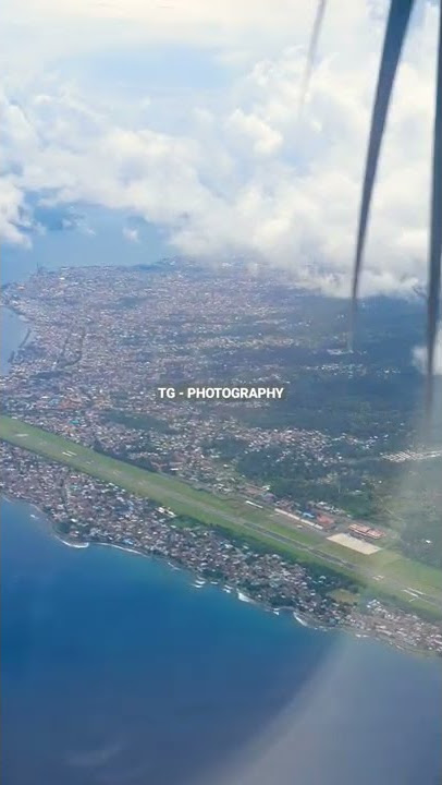 Begitu indahnya bandara TERNATE 😚😊