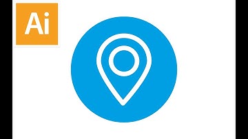 [TUTO] How to Create a Location Pin Icon | Illustrator