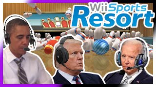 Us Presidents Play 100-Pin Bowling In Wii Sports Resort