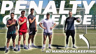 PENALTY CHALLENGE VS MANDAGOALKEEPING