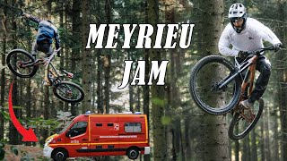 Il part avec les pompiers, Jam Meyrieux Trail