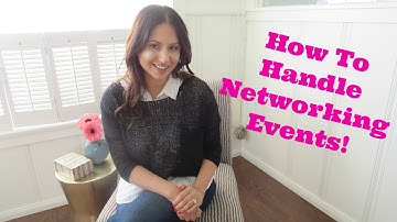 How To Handle Networking Events! | The Intern Queen