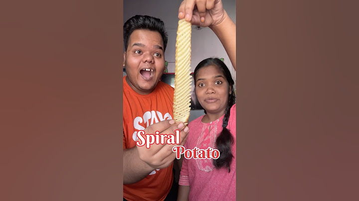 My Sister Vs Me : Who will make the best Spiral Potato #shorts