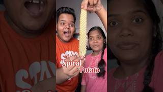My Sister Vs Me Who Will Make The Best Spiral Potato