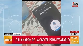 Lo llamaron de la cárcel para estafarlo y los chicaneó