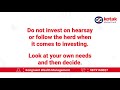 Mutual fund myth busters  kongruent wealth management services llp