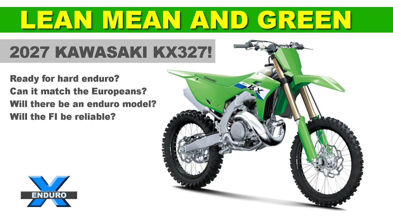 The Kawasaki KX327 and KX327X! The Japanese two-strokes we've