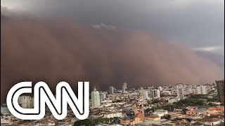 Homem morre durante nova tempestade de areia em São Paulo | CNN SÁBADO