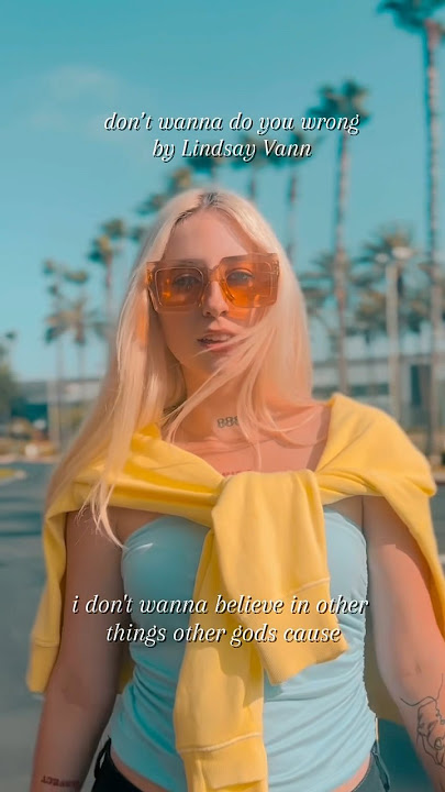 don’t wanna do you wrong - Lindsay Vann. just hit 10k on spotify 🫶🏻🥺