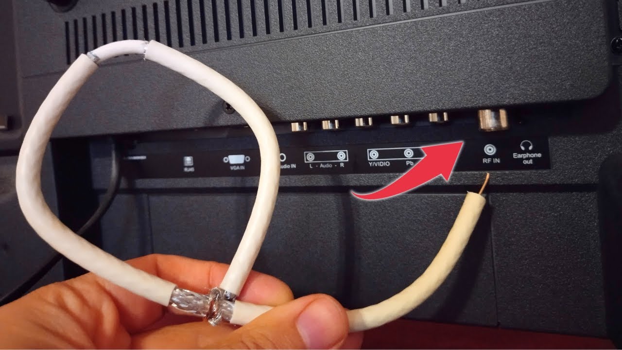 How to make a powerful TV antenna from coaxial cable ::: DIY TV antenna ...