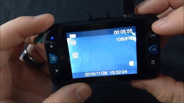 How to know if dash cam is recording & turn off recording  - FalconEye 1080P Blue Dash Cam