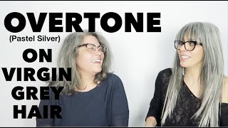 #OVERTONE (Pastel Silver) How to apply toner to gray hair | Elisa Berrini Gómez