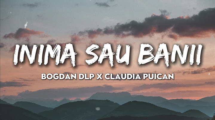 Bogdan DLP x Claudia Puican - Inima Sau Banii // VERSURI