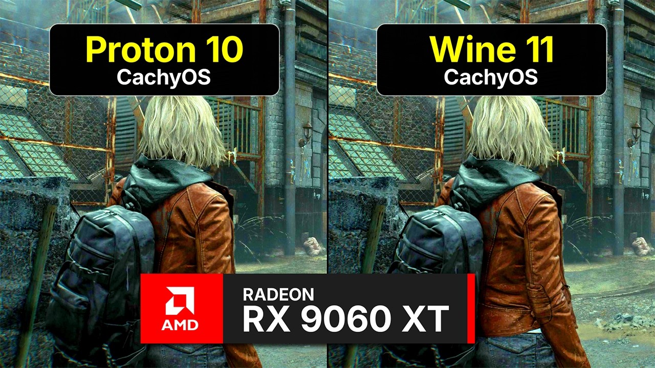 Wine 11 Cachyos Vs Proton Tested On Rx 9060 Xt 1440p Native Youtube 