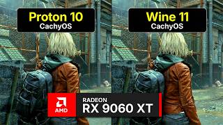 Wine11 (CachyOS) vs Proton - Tested on RX 9060 XT (1440p Native)