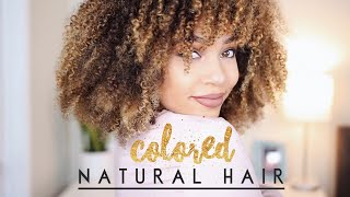 How To Maintain Colored Natural Hair + Favorite Hair Products 2018