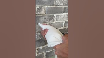 Brick walls grout technique