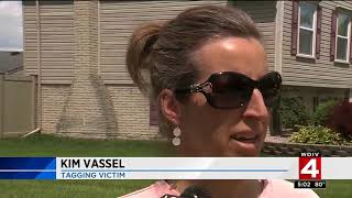 Spray paint vandals hit Canton neighborhood